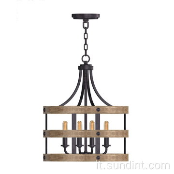 Lampadario a pendente lanterna vintage luce per foyer